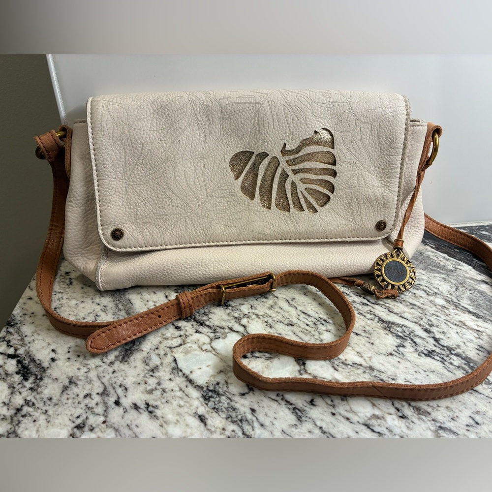 Cream Crossbody Purse by The Sak